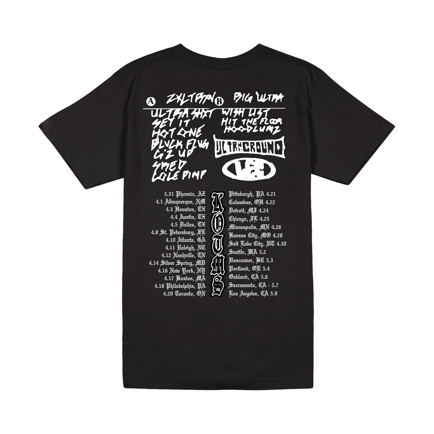Mixtape 2025 Tour Tee – Denzel Curry